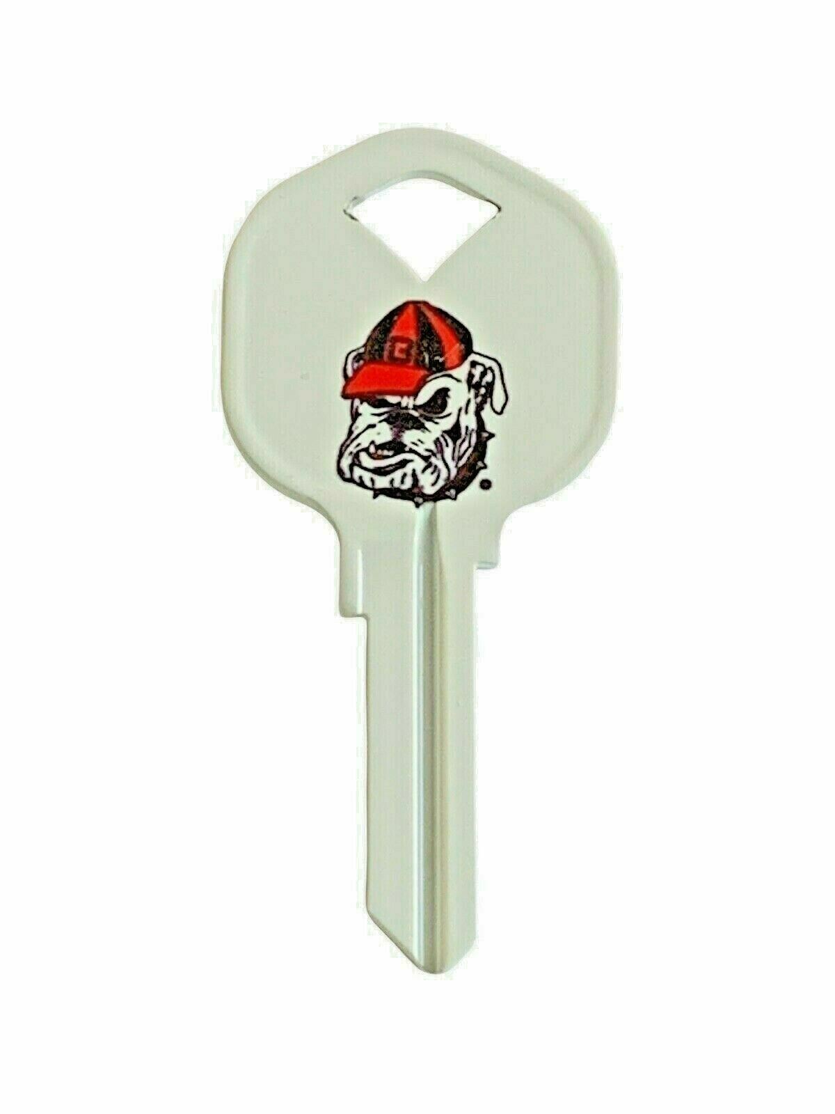 1 NCAA Georgia Bulldogs OEM Kwikset KW1 1176 176 66 KWI1K 5KW1 Large Key Blank