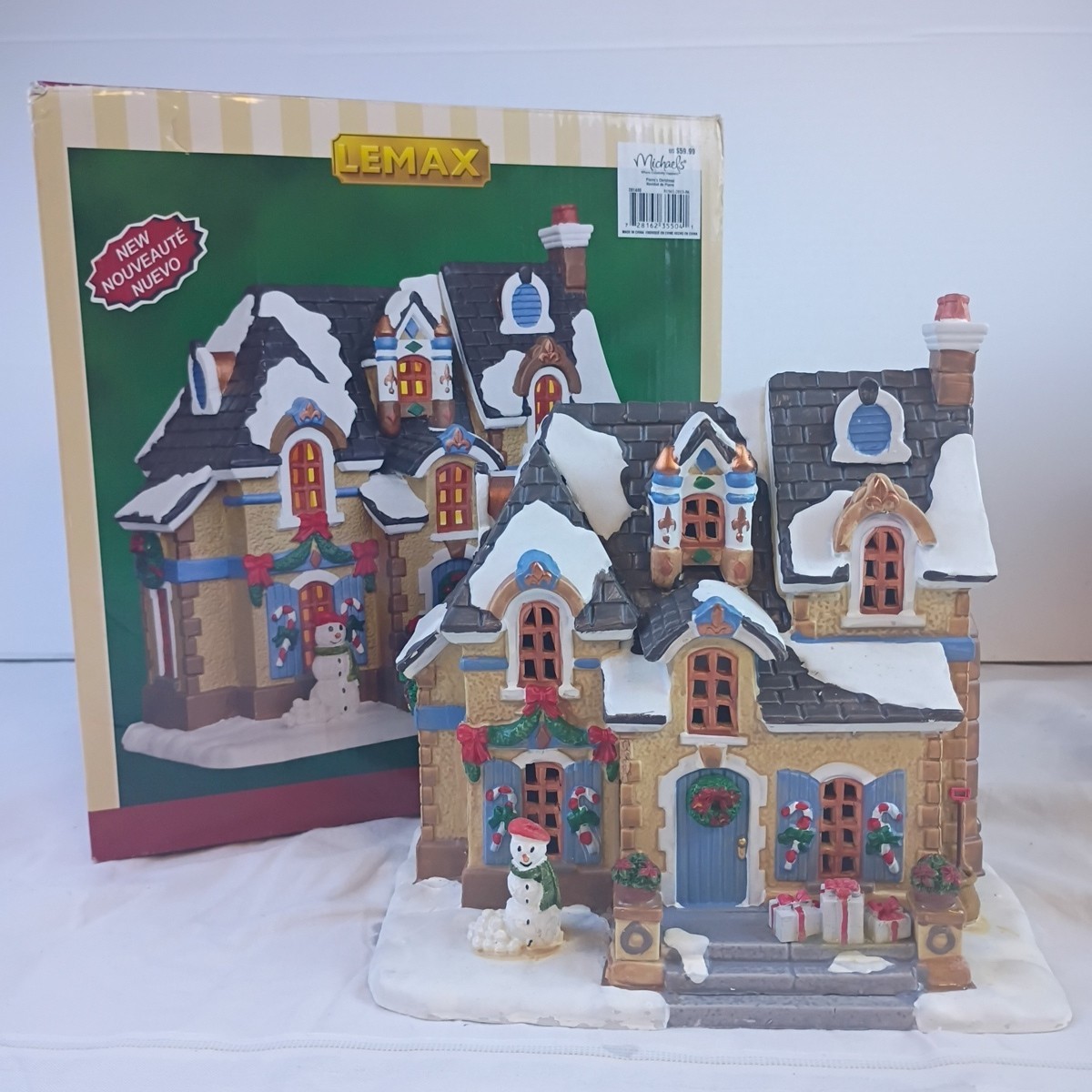Lemax Pierre's Christmas Lighted Building 2013 Michaels New in Box Lemax Pierre's Christmas Lighted Building 2013 Michaels New in Box