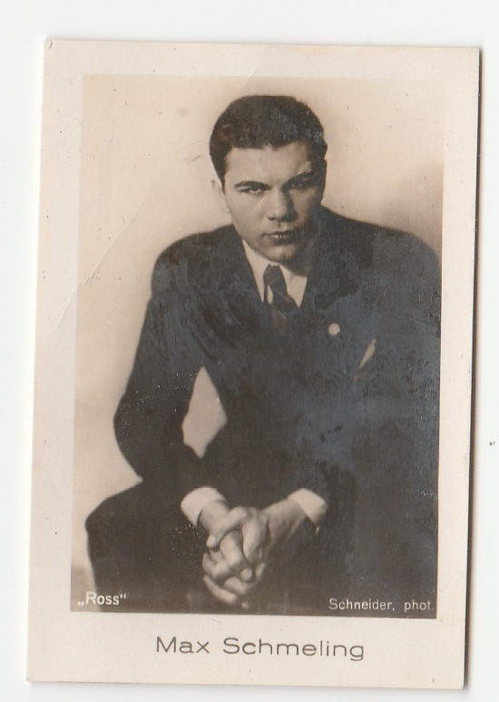 Max Schmeling card, JASMATZI Dresden 1933