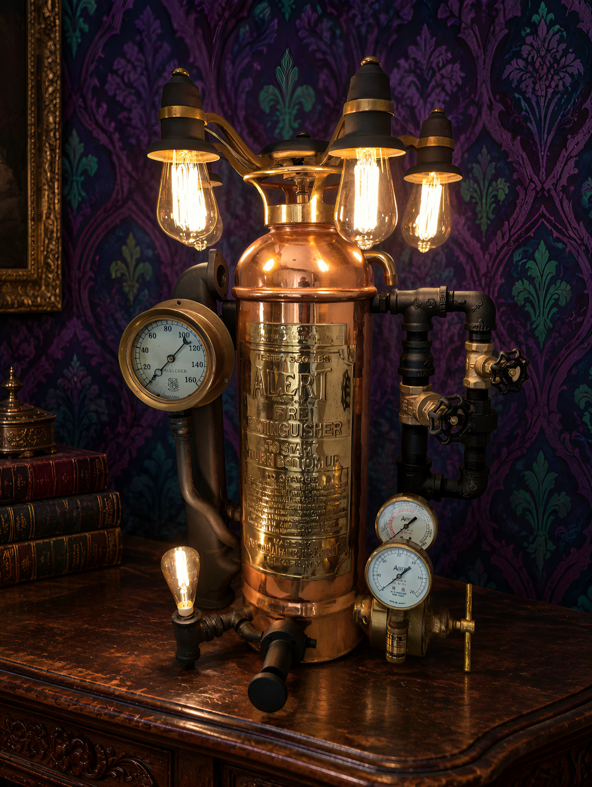 vintage steampunk industrial lamp vintage steampunk industrial lamp