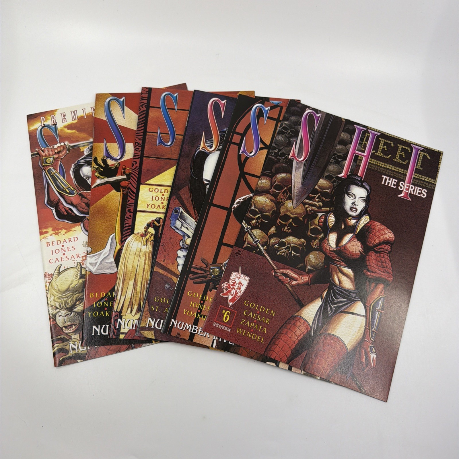 Shi The Series Issues 1-6 Complete Set Crusade Comics Comic Lot Shi The Series Issues 1-6 Complete Set Crusade Comics Comic Lot