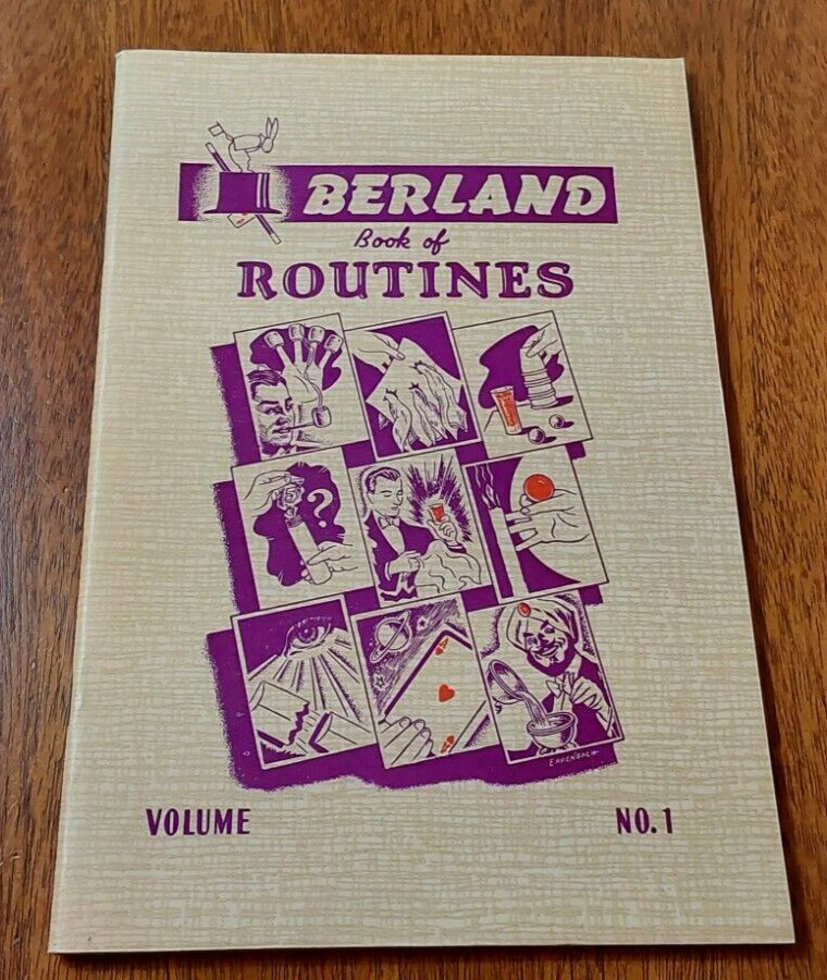 Berland Book of Routines Vol. No. 1; Berland, Samuel, 1950 - Magic Book Berland Book of Routines Vol. No. 1; Berland, Samuel, 1950 - Magic Book