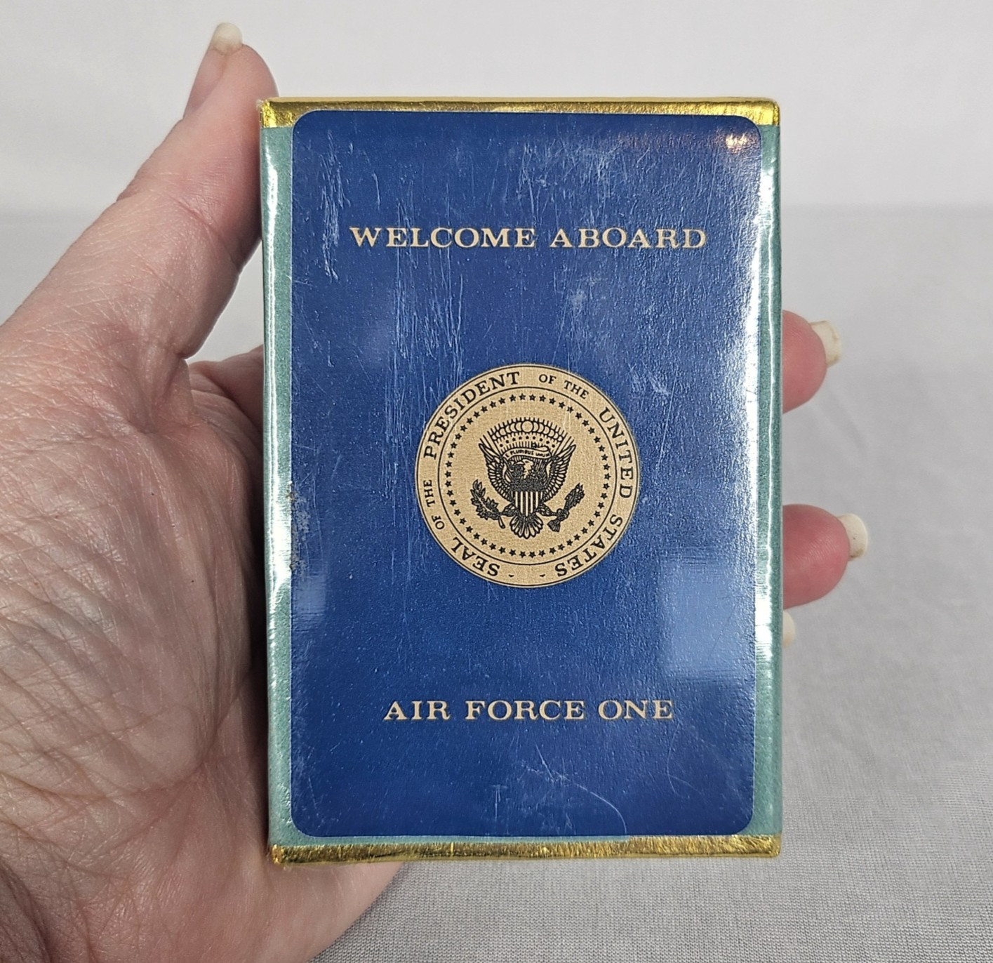Vintage Air Force One Playing Cards | Sealed Welcome Aboard Presidential Deck