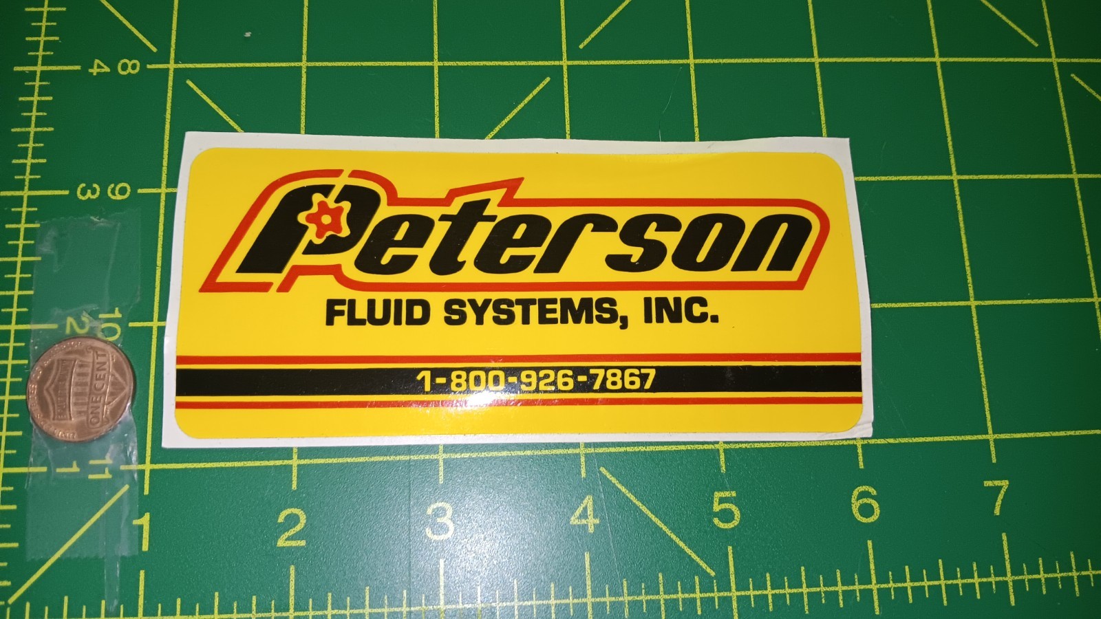 PETERSON Sticker / Decal  ORIGINAL OLD STOCK