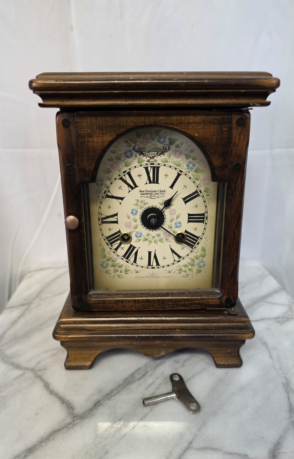 New England Clock Farmington Ct Franz Hermle 1974 W Germany