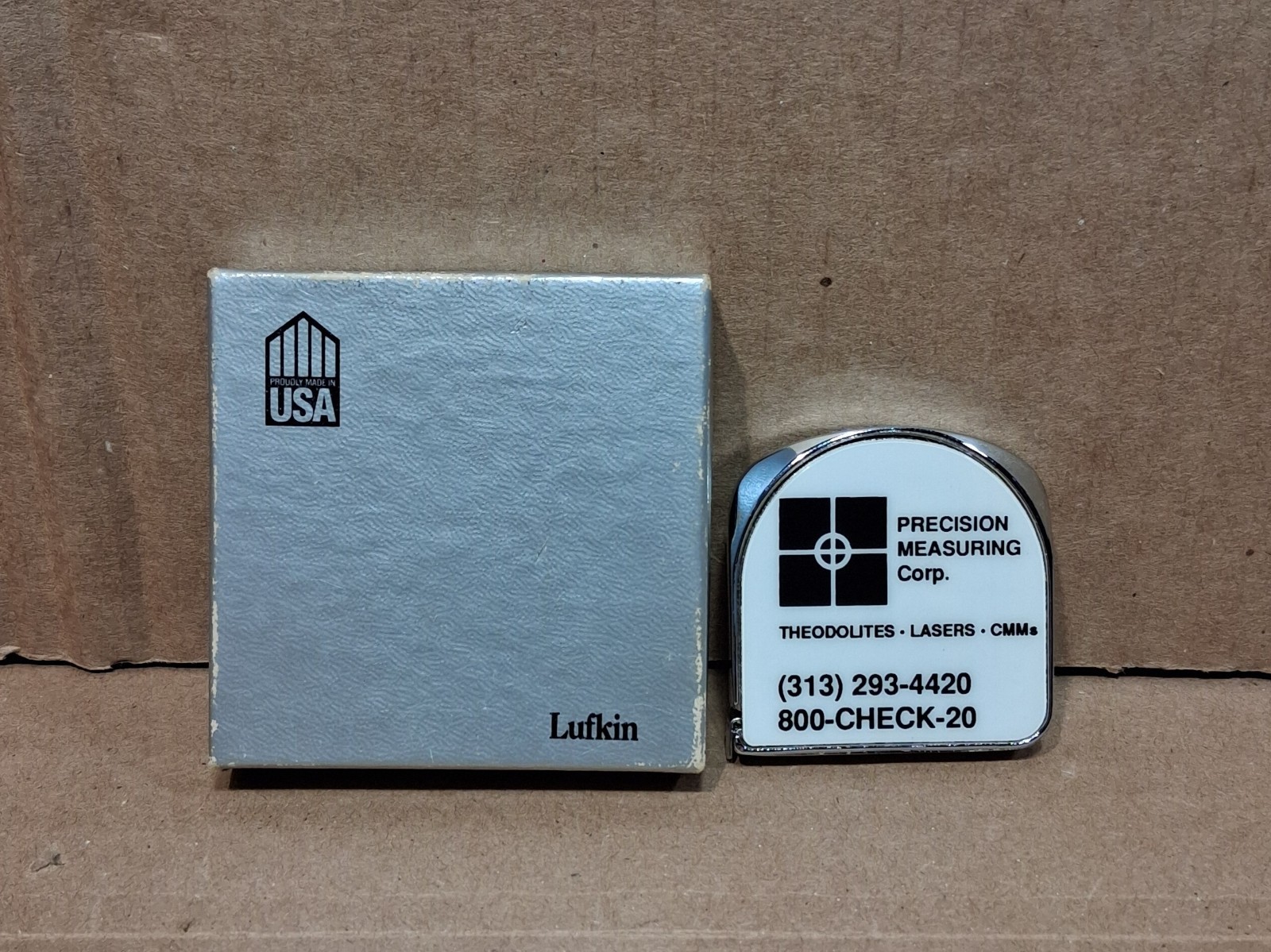 Vintage Lufkin Pocket Tape Measure Precision Measuring Corp Promotional