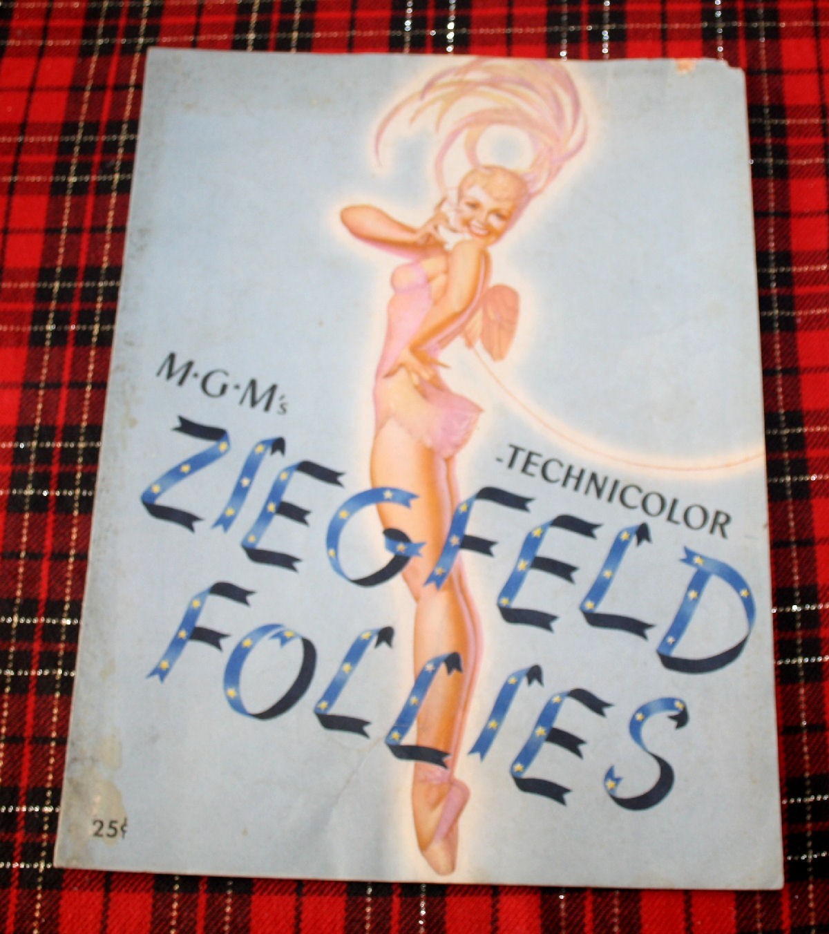Vintage ZIEGFELD FOLLIES 45 Classic Film Program Fred Astaire Garland Petty Art