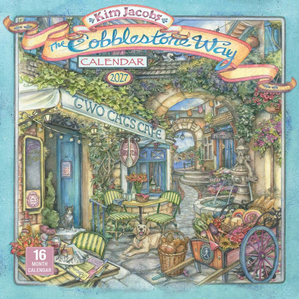 Sellers Publishing, Cobblestone Way 2027 Wall Calendar by Kim Jacobs Sellers Publishing, Cobblestone Way 2027 Wall Calendar by Kim Jacobs
