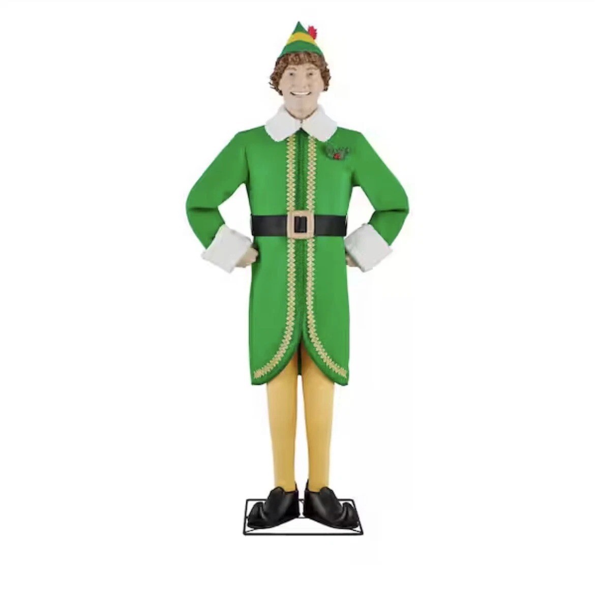 6.5 Ft Animated Buddy the Elf Life Size Christmas Animatronic NEW sealed