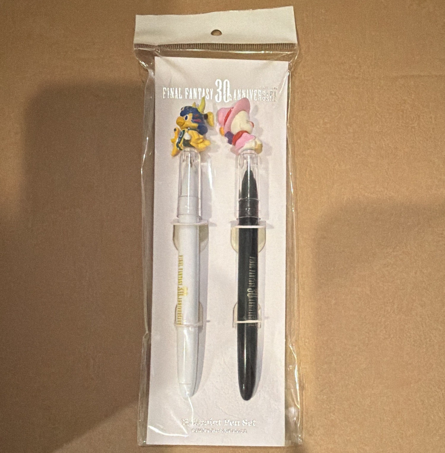 SQUARE ENIX Final Fantasy 30th Anniversary Chocobo & Moogle Pen Set, Black