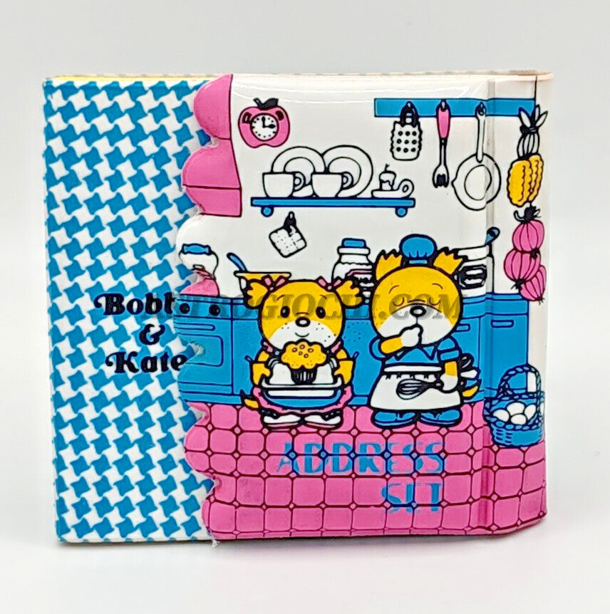 BOBBY KATE PENCIL ADDRESSES SET RIBBON JAPAN VINTAGE 1981 NEW NEVER USED