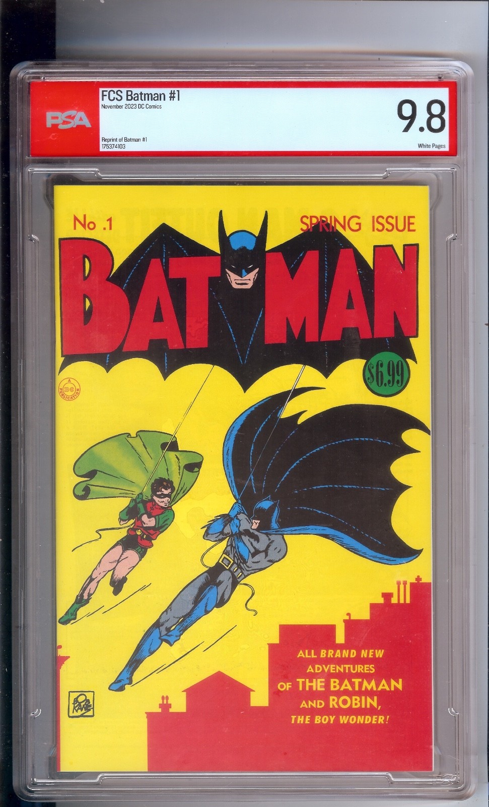 BATMAN #1 PSA 9.8  FACSIMILE EDITION