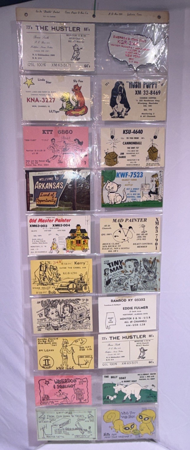 Vintage Ham Radio CB Amateur QSL Cards (119) Vintage Ham Radio CB Amateur QSL Cards (119)