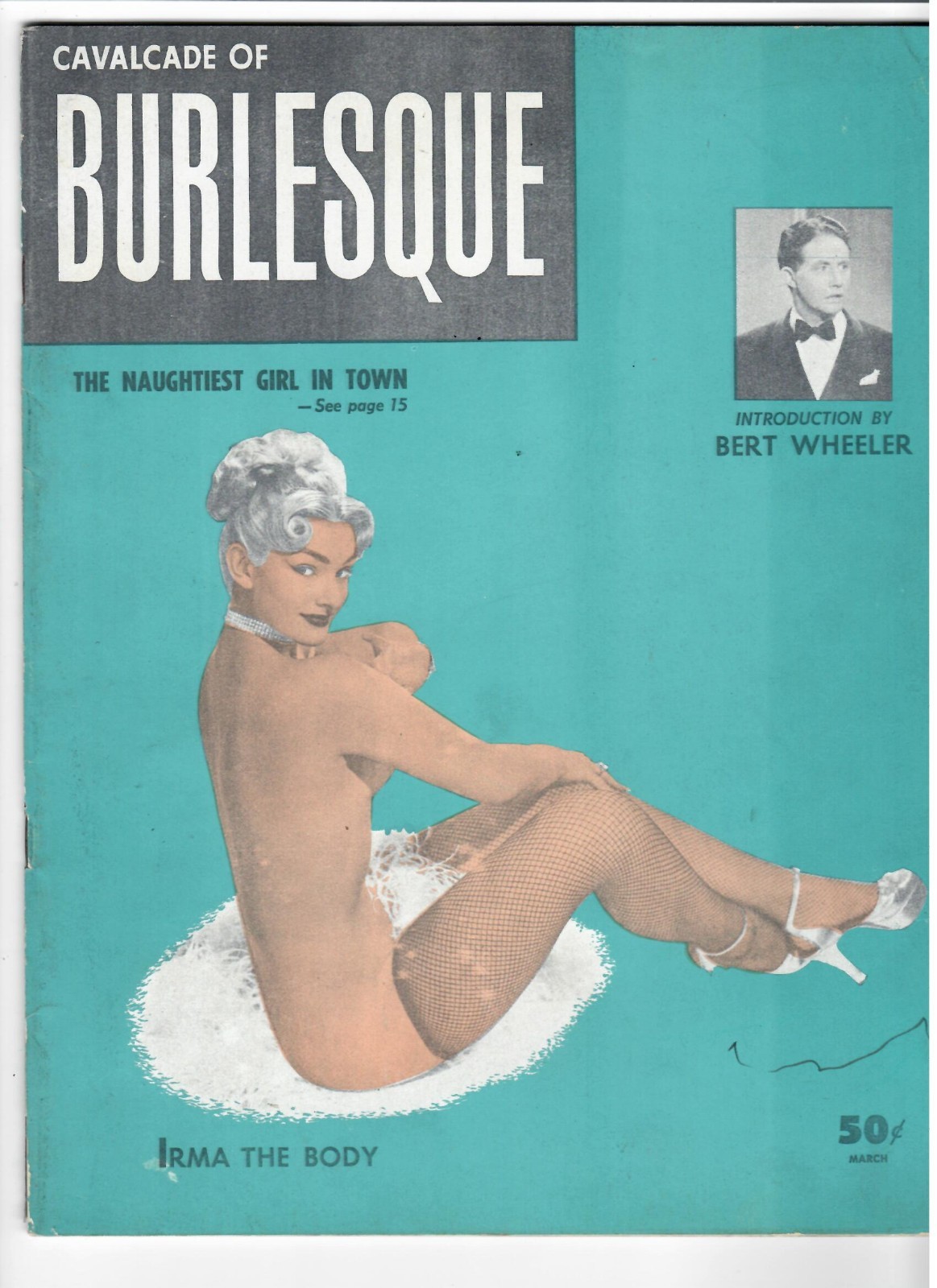 Vintage CAVALCADE OF BURLESQUE Magazine V3#2 Showgirls, Dancers Mar. 1954