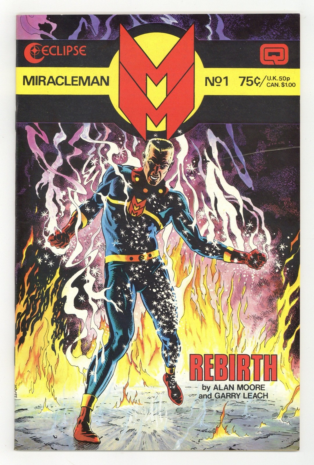 Miracleman 1B Blue Variant VF+ 8.5 1985