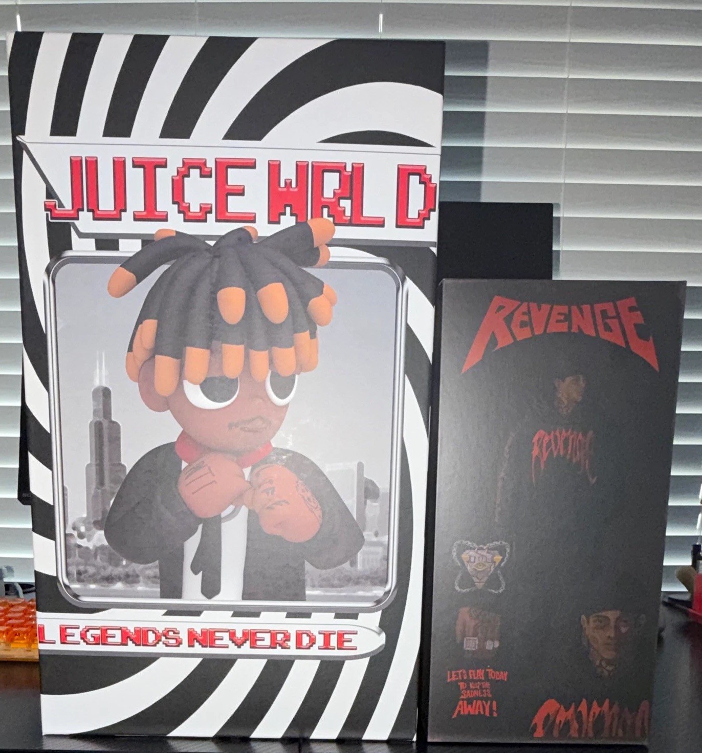 Juice WRLD Legends Never Die + Revenge Ski Mask Bundle GLYSSIC Figures