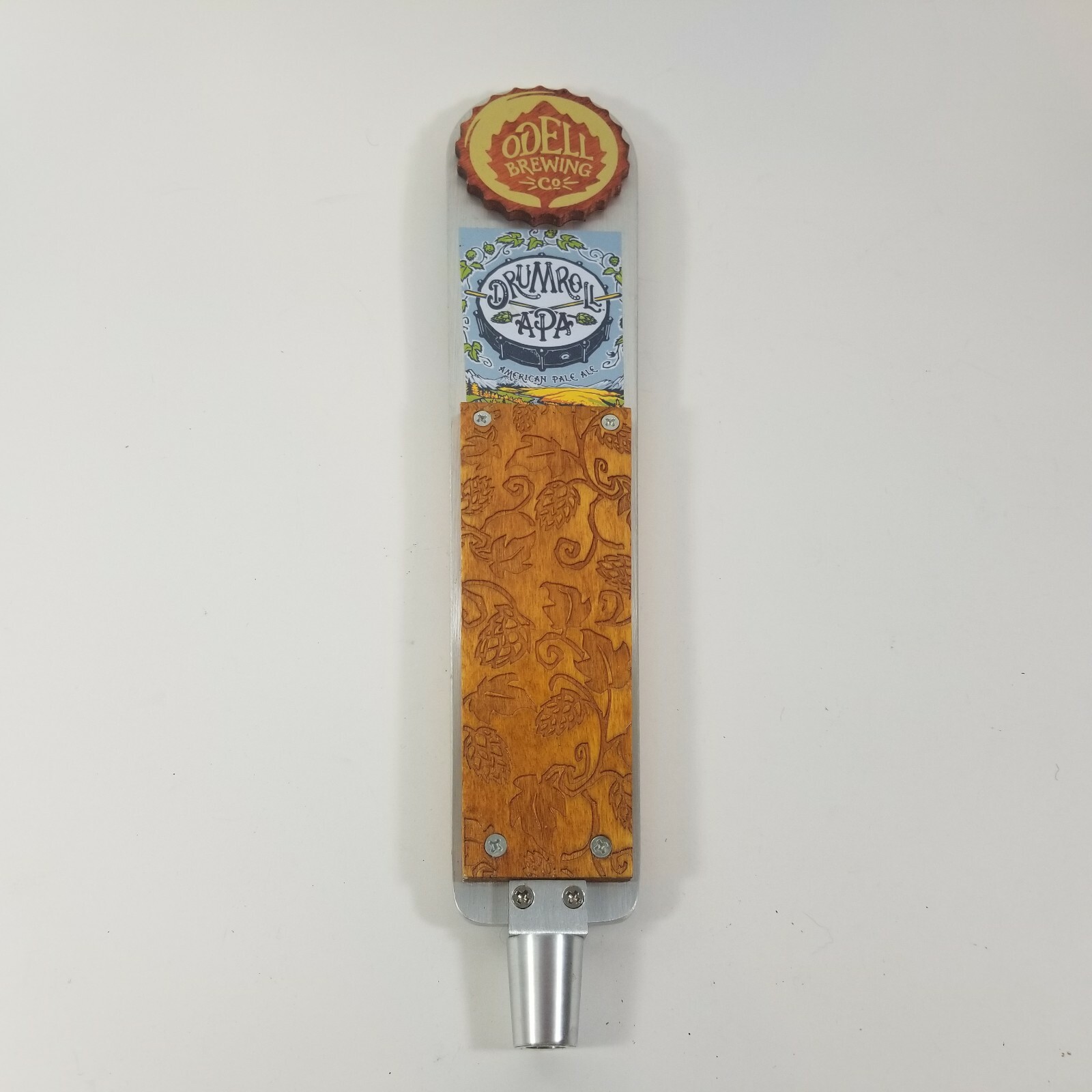 Odell Brewing Company Drumroll APA Beer Tap Handle Keg Knob Colorado 13\