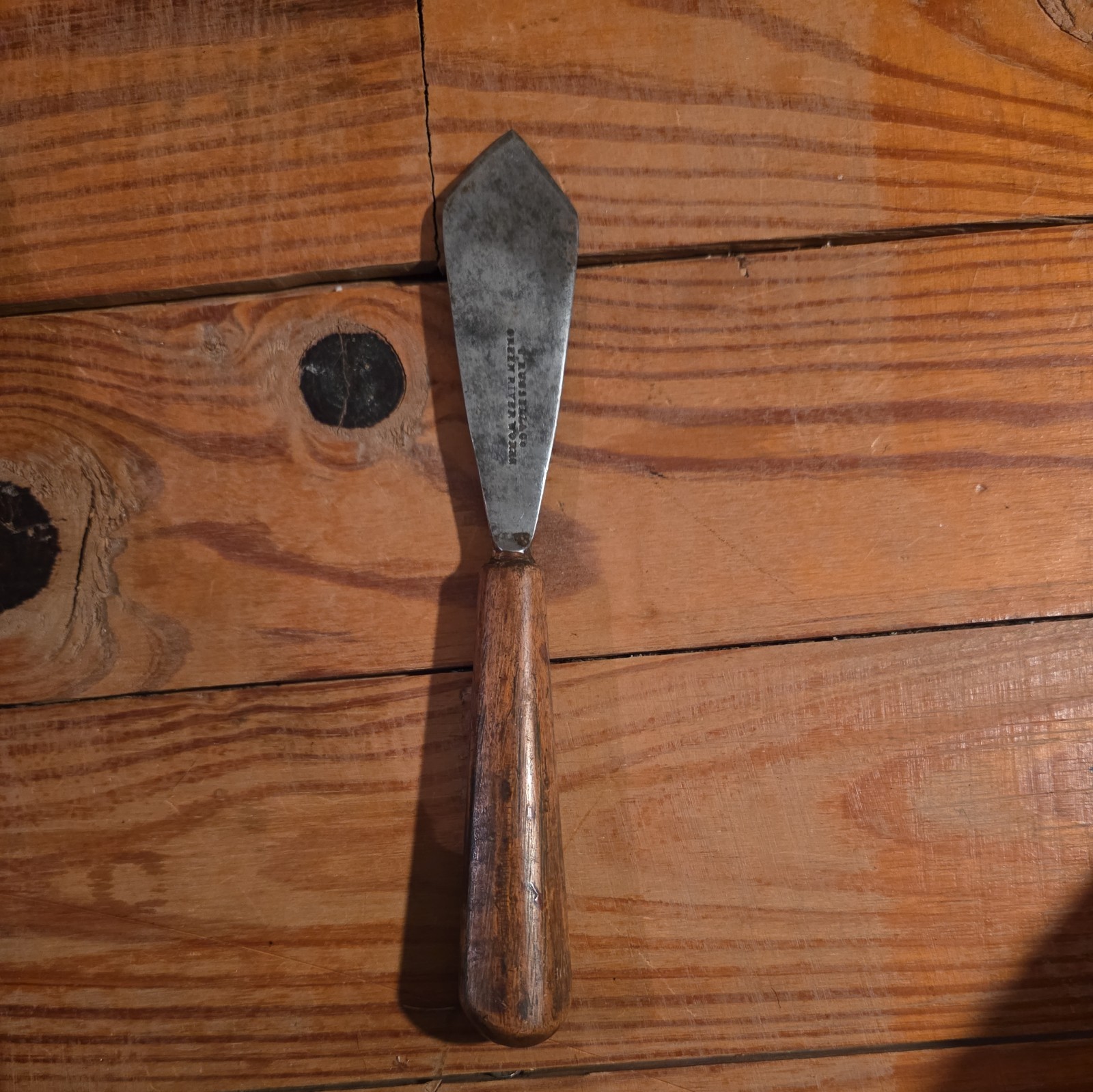 Vintage J Russell And Co Green River Works Putty Knife 