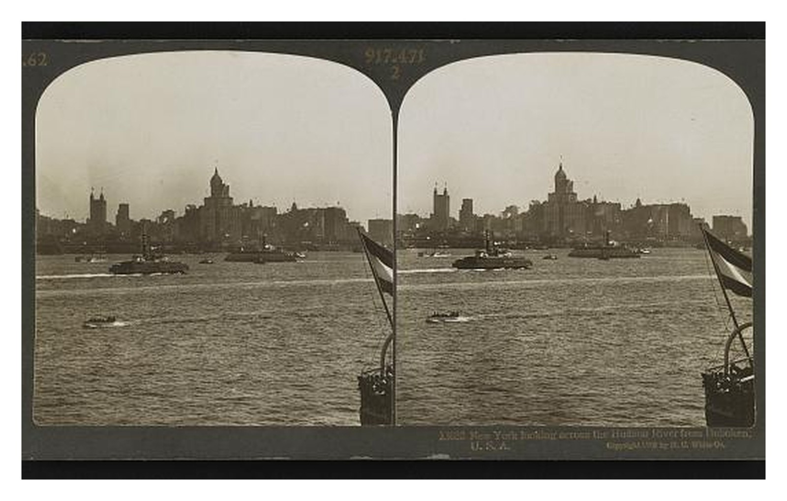 New York New York Hudson River Standard Postcard New York New York Hudson River Standard Postcard