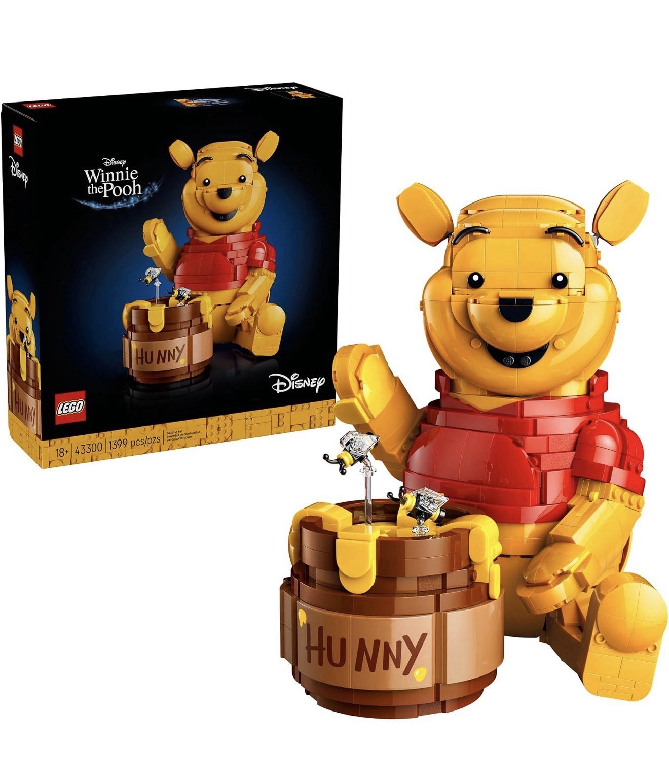 LEGO Disney Winnie The Pooh Building Set - 43300 for Adult Fans, Ages 18+