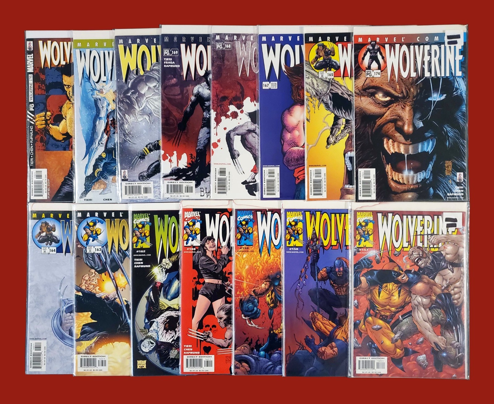 Wolverine 15 Comic Book Lot (2000-2002) Wolverine 15 Comic Book Lot (2000-2002)