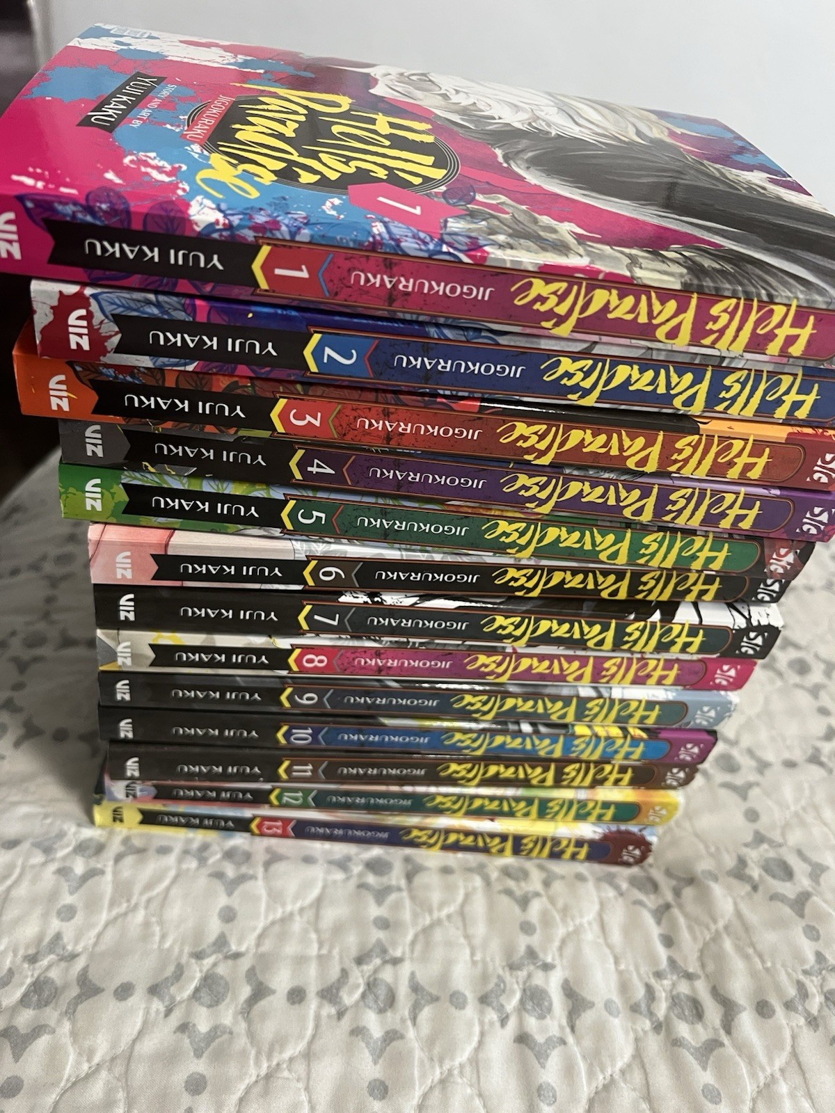VIZ Hell\'s Paradise: Jigokuraku Manga Vol. 1-13 Lot English TP Yuji Kaku