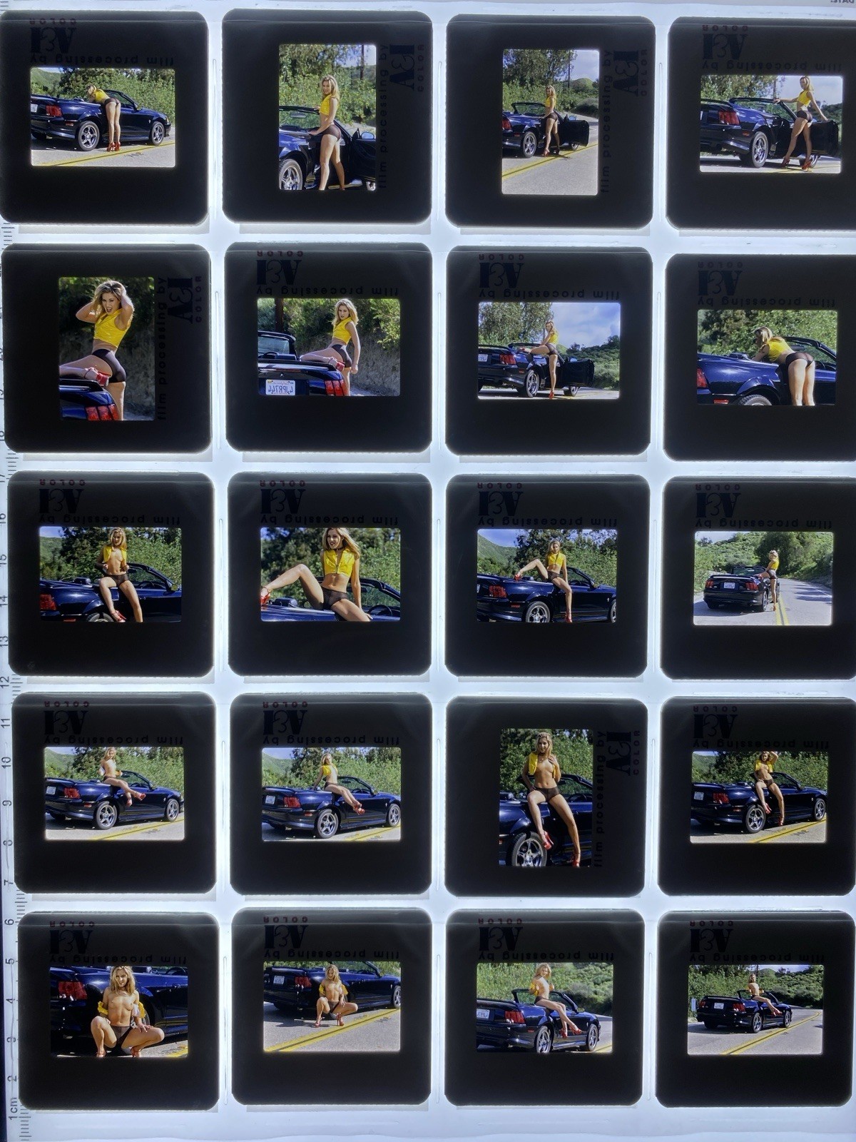 APRIL 20 SEXY Lot Of 35MM SLIDES Glamour Model TRANSPARENCY 20