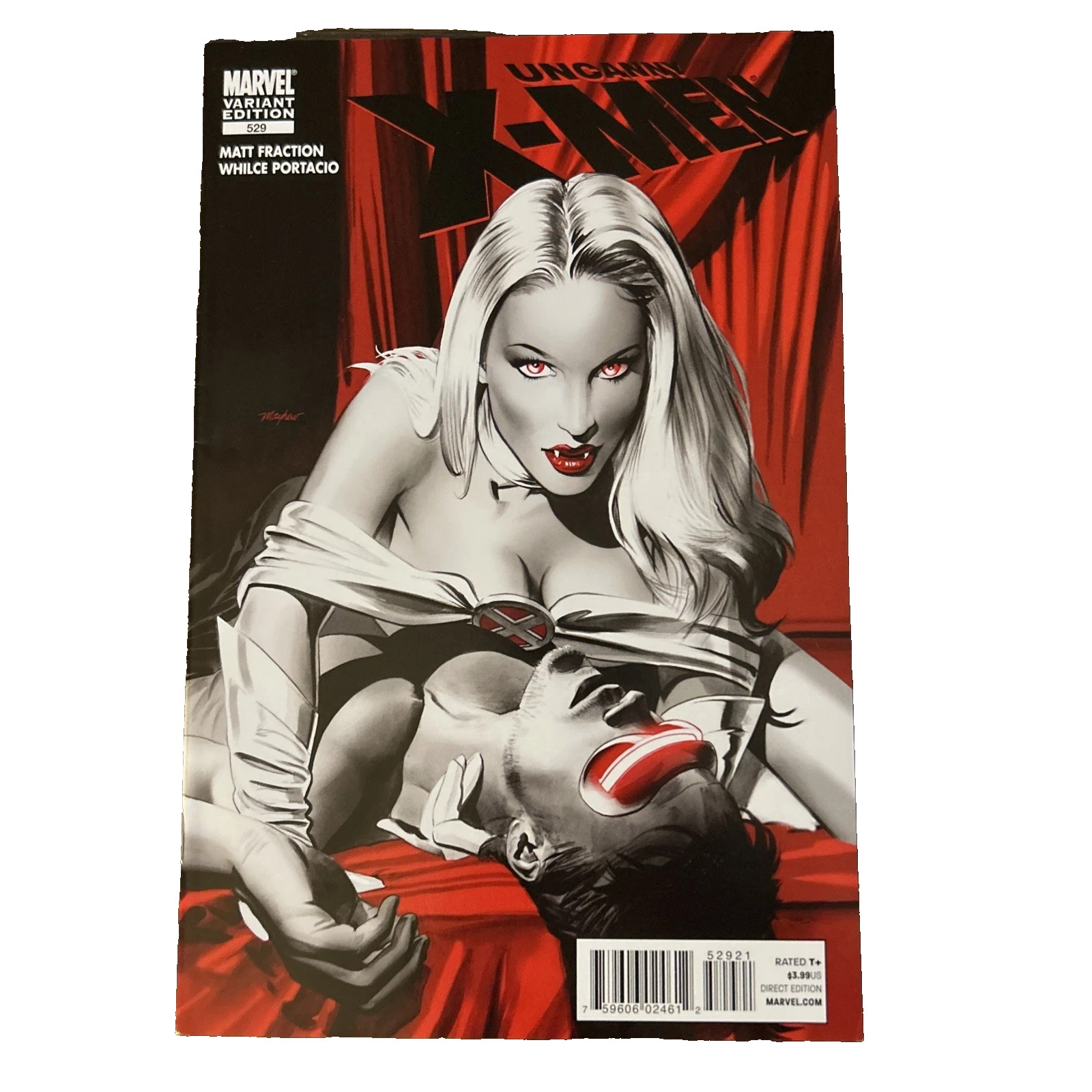 Marvel Uncanny X-Men #529 Mayhew Emma Frost Vampire Variant F/VF Marvel Uncanny X-Men #529 Mayhew Emma Frost Vampire Variant F/VF