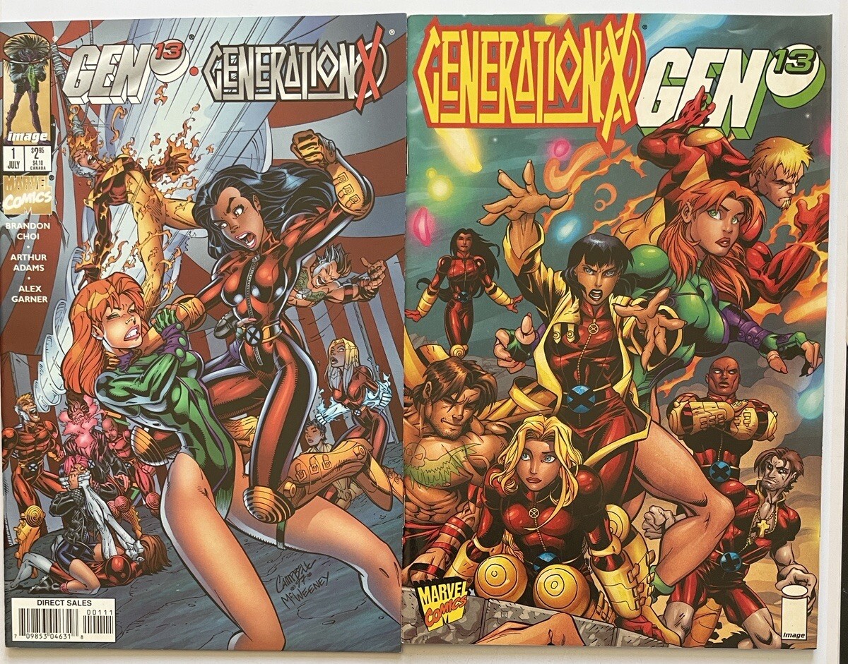 Gen 13 Generation X #1 Generation X Gen 13 #1 • J Scott Campbell Arthur Adams Gen 13 Generation X #1 Generation X Gen 13 #1 • J Scott Campbell Arthur Adams