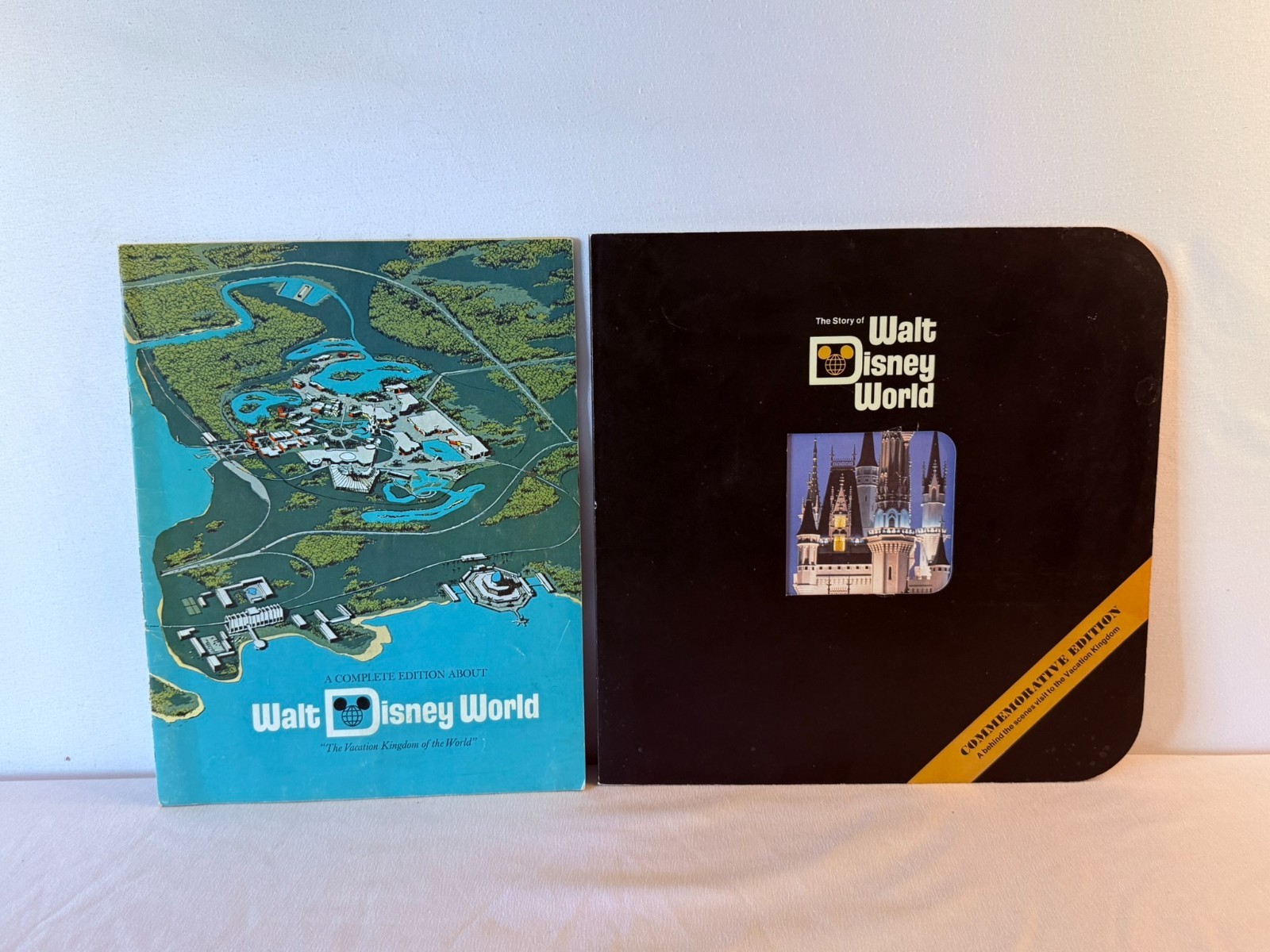 Vintage 1969 Walt Disney World Complete Edition + 1971 Commemorative Book Lot
