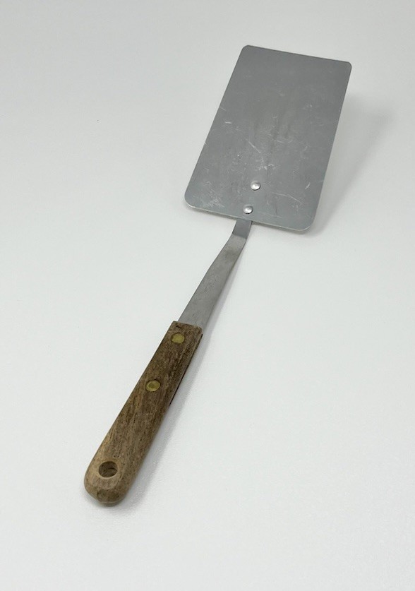 Vintage Robinson Knife Co. Solid Spatula Stainless Steel Wood Handle USA Made