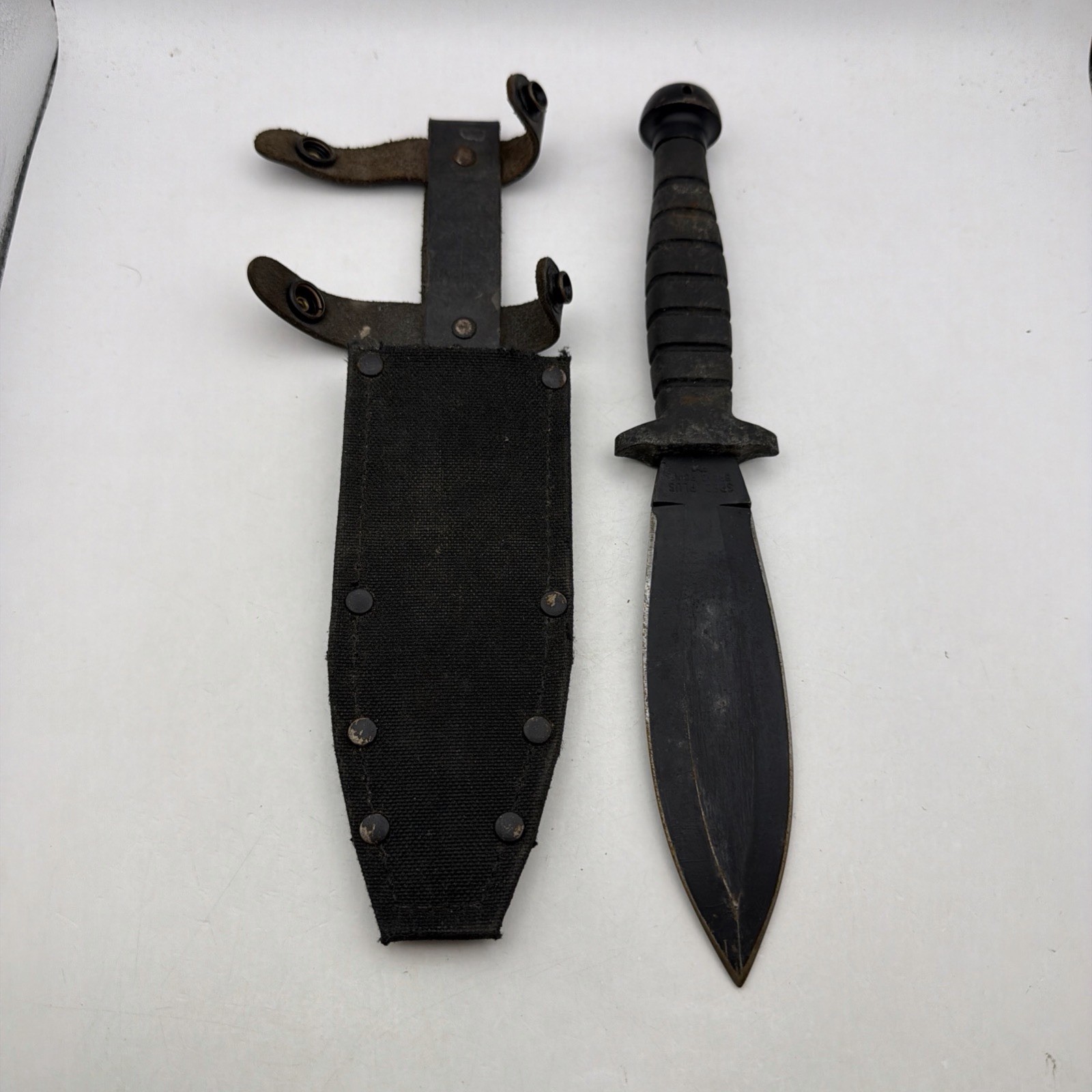 VTG Ontario SPEC PLUS BROAD POINT Fixed Blade Knife SP-9 With Sheath