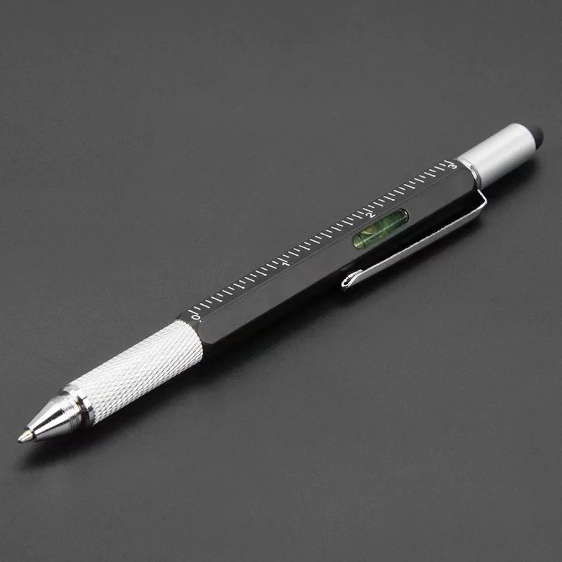 7 in 1 Multifunctional Pen Stylus Screwdriver Ruler Level Ballpoint Tool 7 in 1 Multifunctional Pen Stylus Screwdriver Ruler Level Ballpoint Tool
