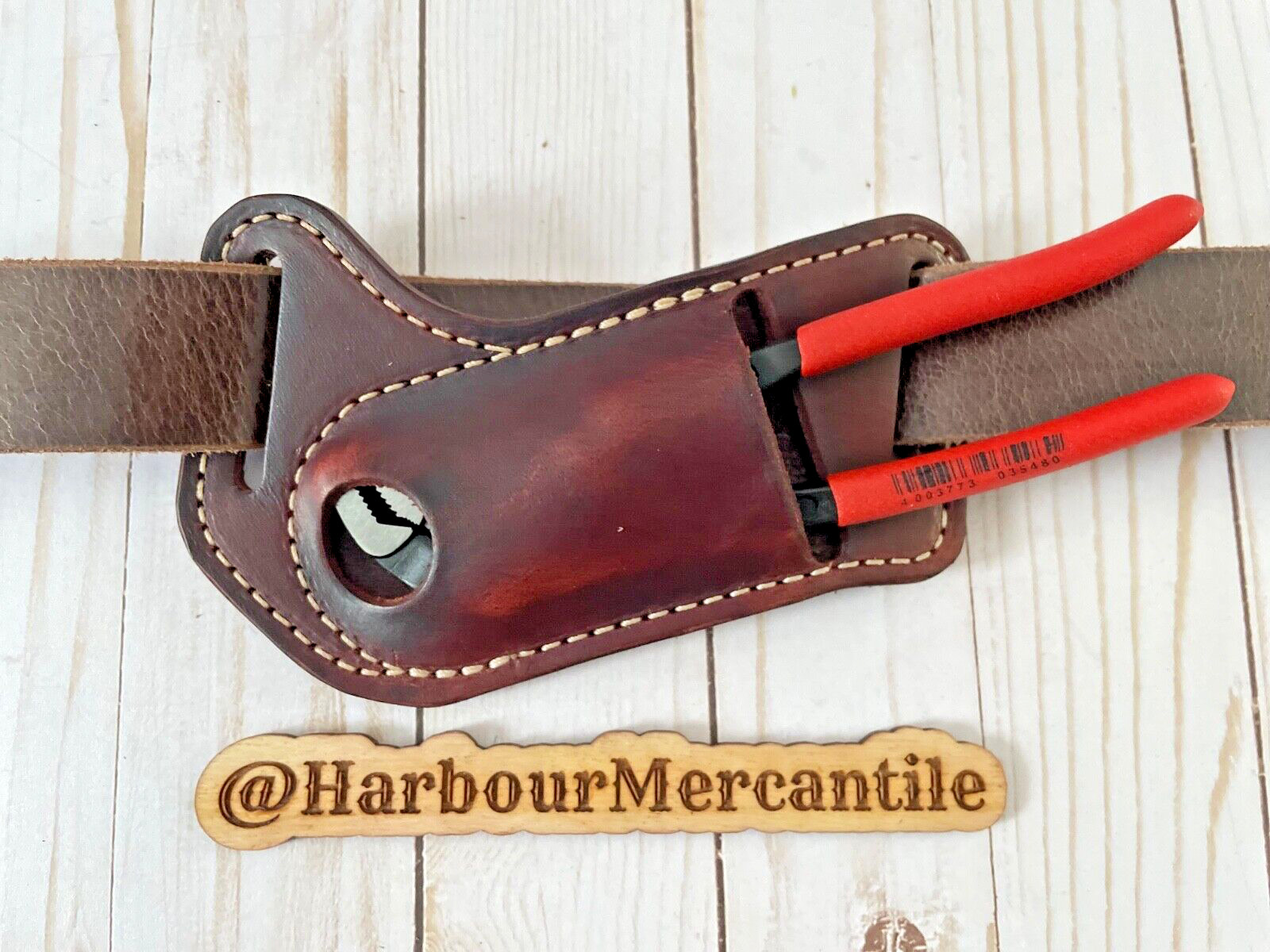 channel lock sheath leather sheath for 7” pliers made in USA