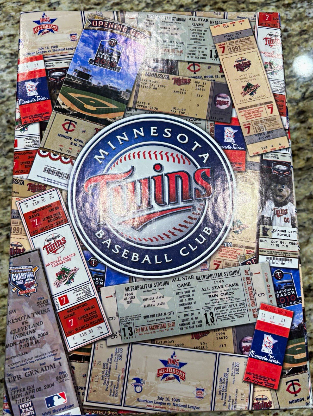 That\'s My Ticket Minnesota Twins Kirby Puckett #34 Plush Bear in Box
