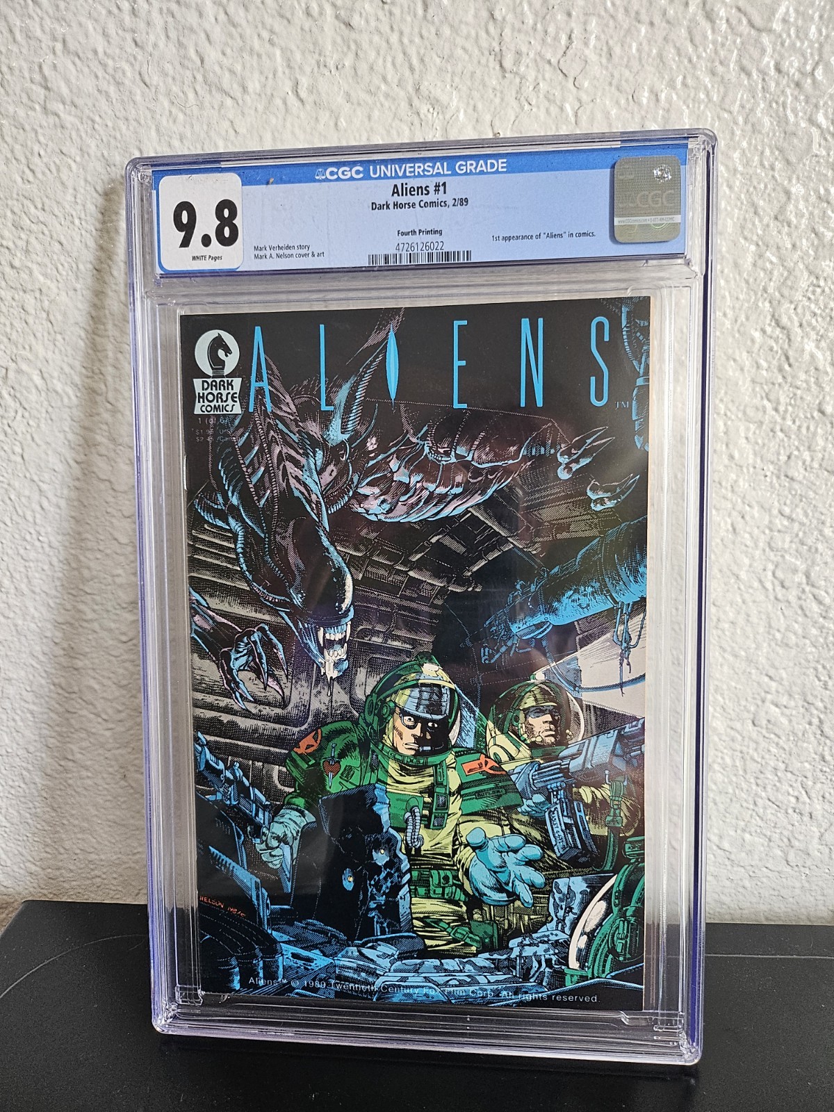 Aliens #1 Dark Horse 2/89 - Graded CGC 9.8 Comic Book Aliens #1 Dark Horse 2/89 - Graded CGC 9.8 Comic Book