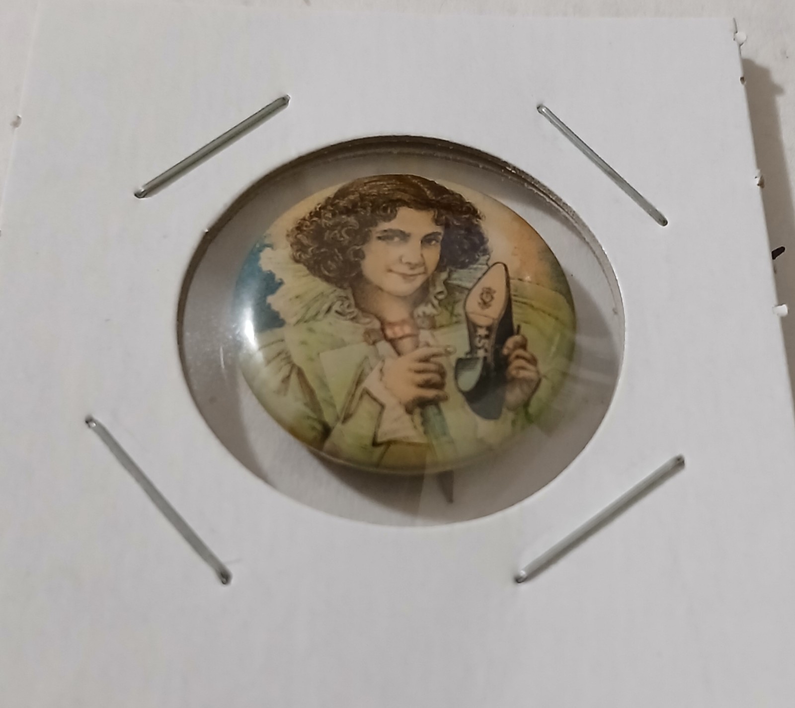 1900 Rare Vintage Advertising The Brown Shoe Co. Button - Pinback 