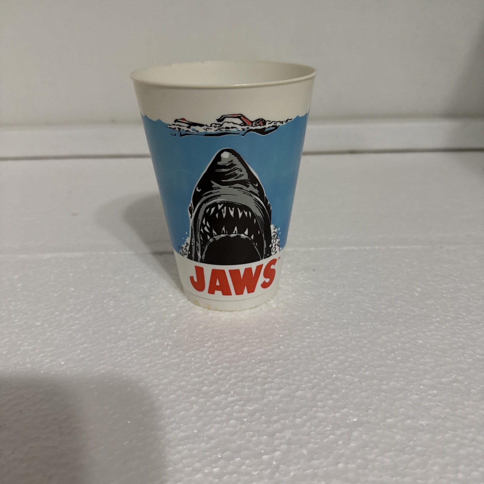 Vintage 1975 JAWS 7-Eleven Slurpee Cup Universal Studios Promo 