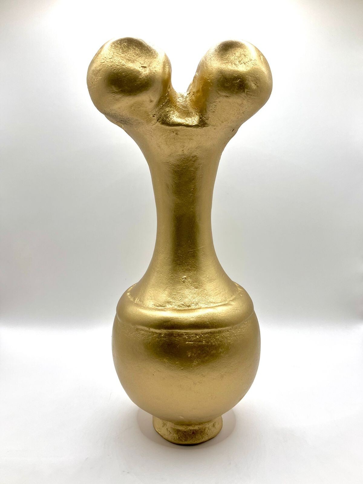 Poporo Rustic Golden in Hollow Clay, Quimbaya Culturee
