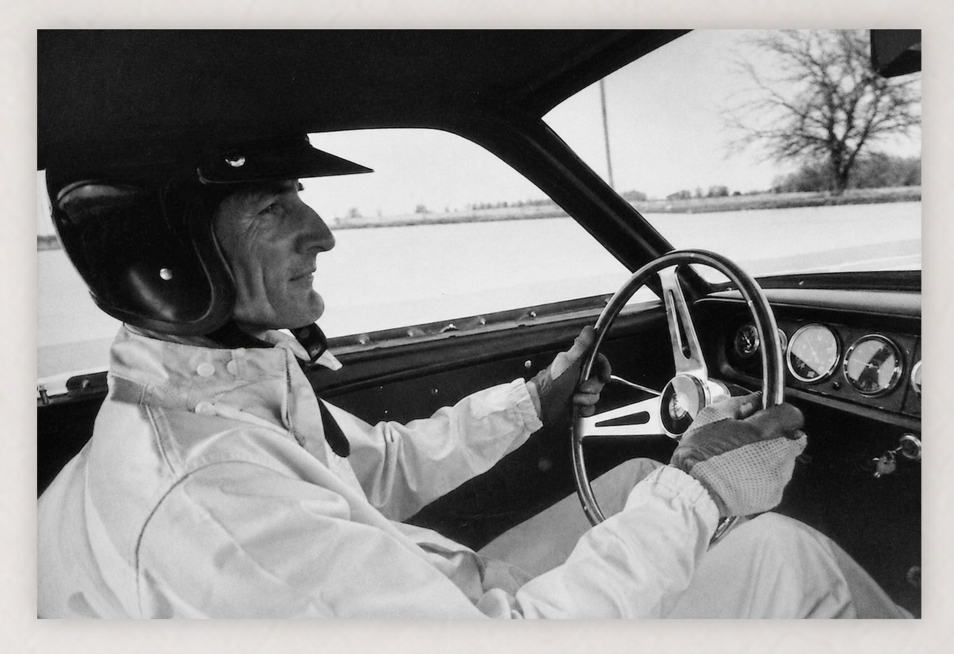 18X12 KEN MILES 1965 SHELBY GT350 WILLOW SPRINGS PHOTO REPRODUCTION POSTER