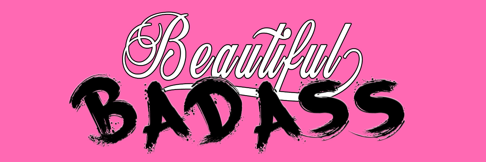 Beautiful Badass Sticker Large 3x9 Certified Woman Badass Bumper Stickers