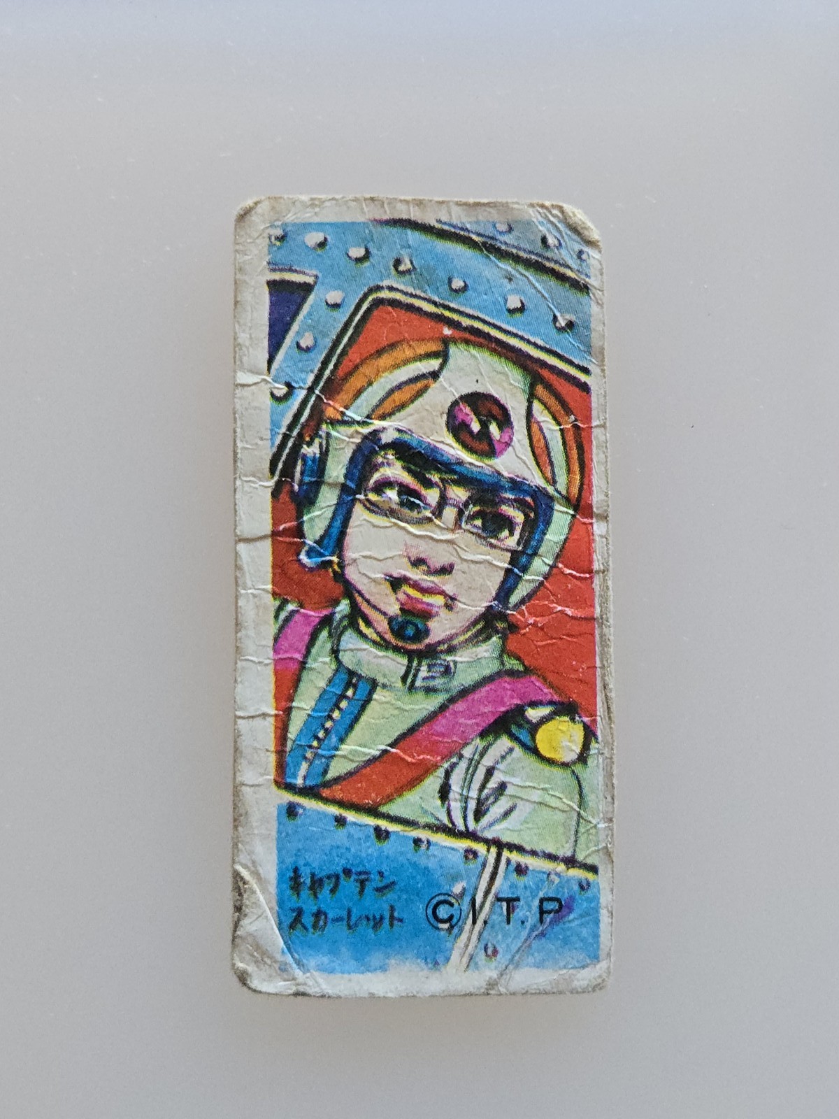 Captain Scarlet Menko Card Japanese Thunderbirds Productions Pilot Vintage Captain Scarlet Menko Card Japanese Thunderbirds Productions Pilot Vintage