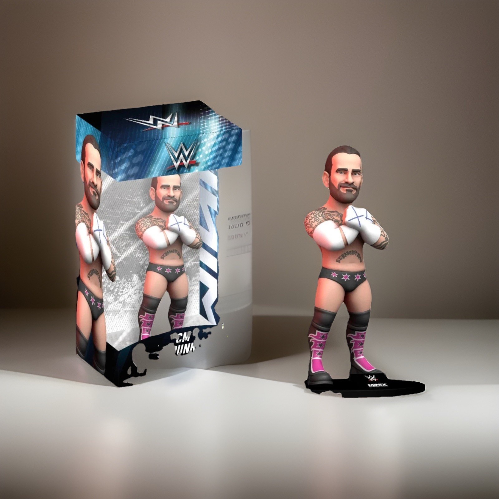 Minix Collectible Figurines CM Punk #112 WWE Wrestling 5 inch Vinyl Figure Minix Collectible Figurines CM Punk #112 WWE Wrestling 5 inch Vinyl Figure