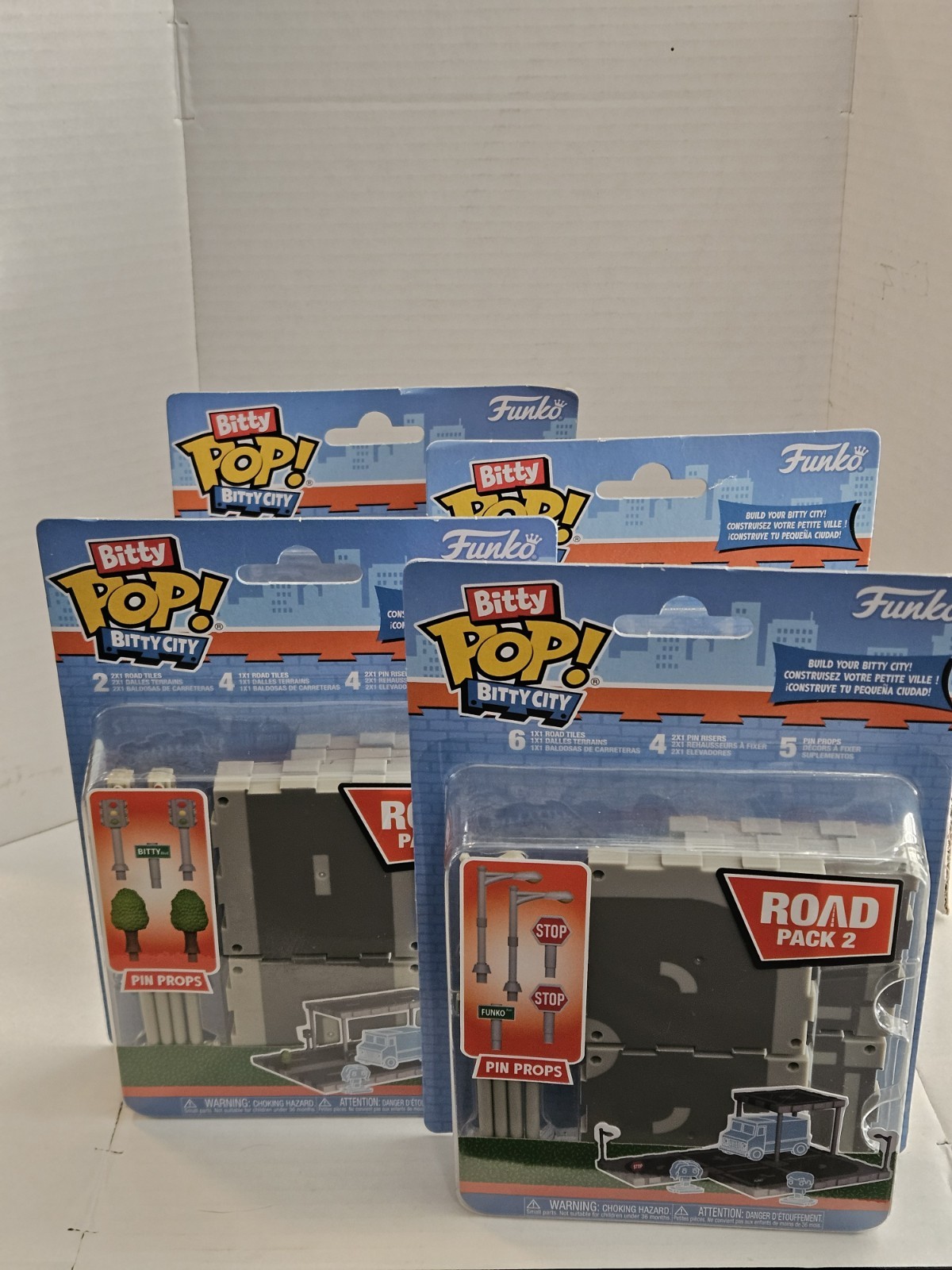 Lot Of 4 Funko Bitty Pop Bitty City: Qty:4 Road 2 packs sealed Lot Of 4 Funko Bitty Pop Bitty City: Qty:4 Road 2 packs sealed