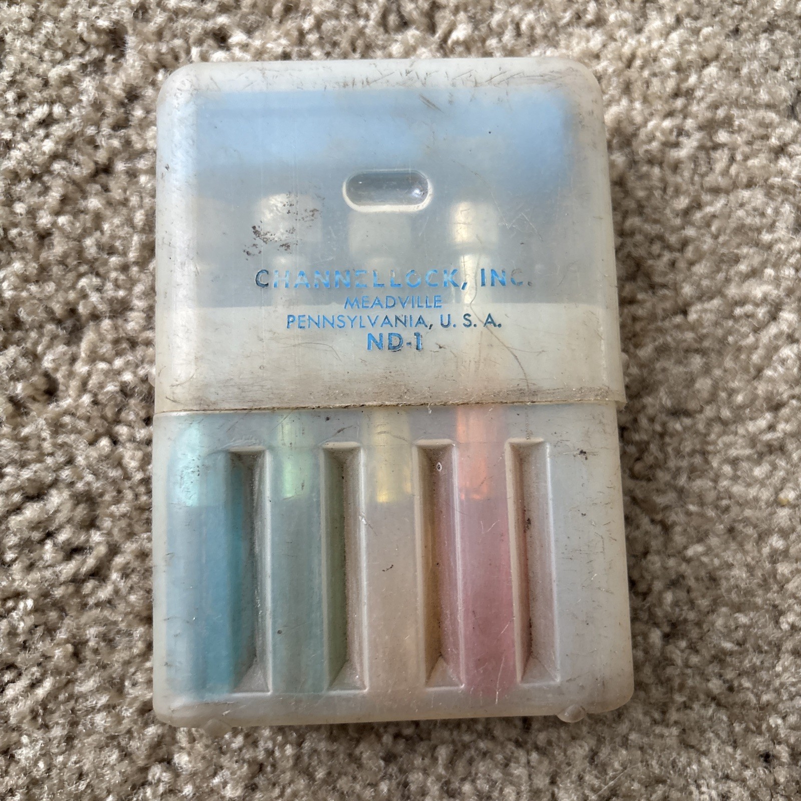 Vintage CHANNELLOCK 10 Pc Screwdriver Set USA Original Case NOS