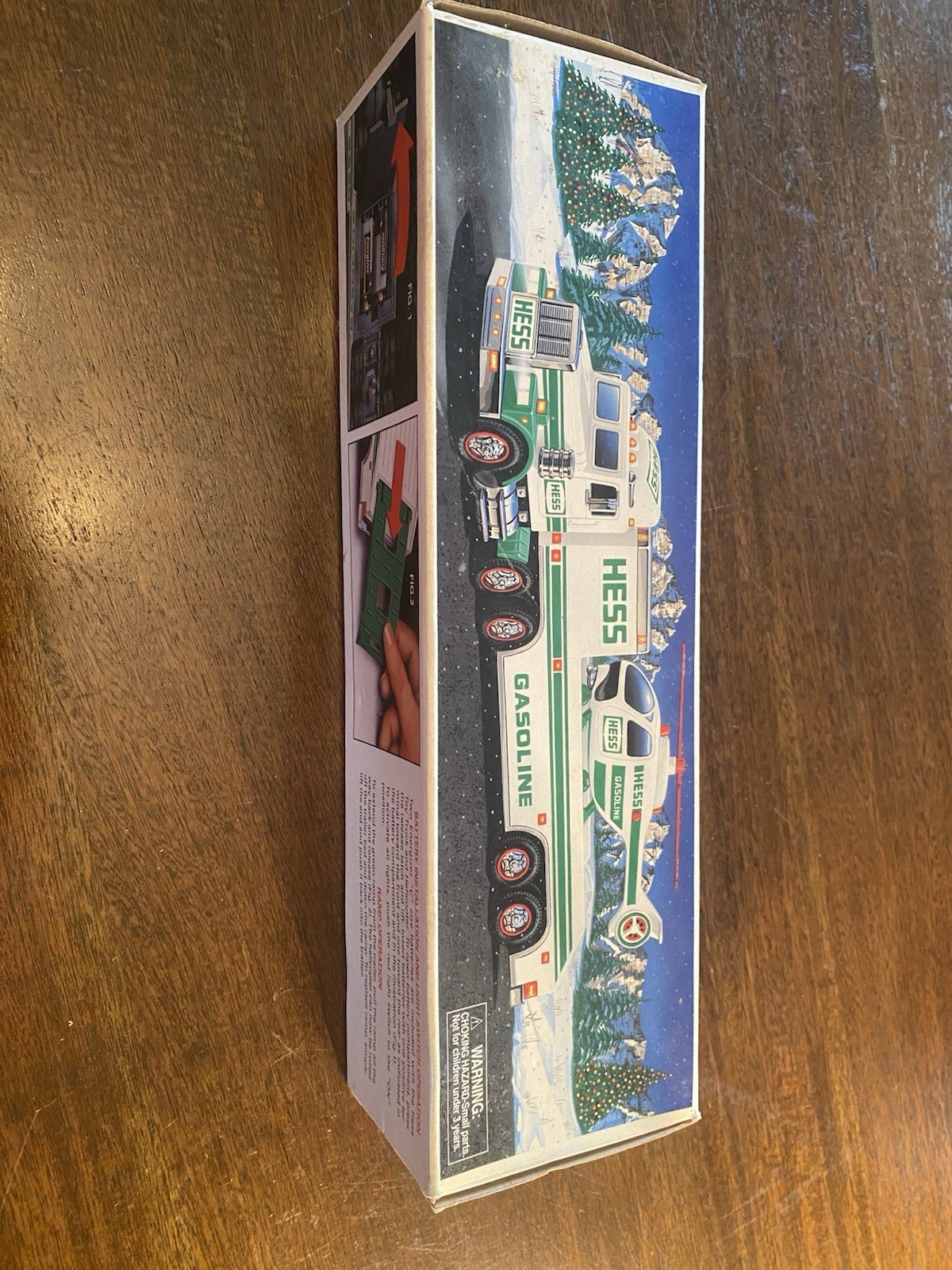Vintage 1995 Hess Toy Truck & Helicopter in Original Box Complete