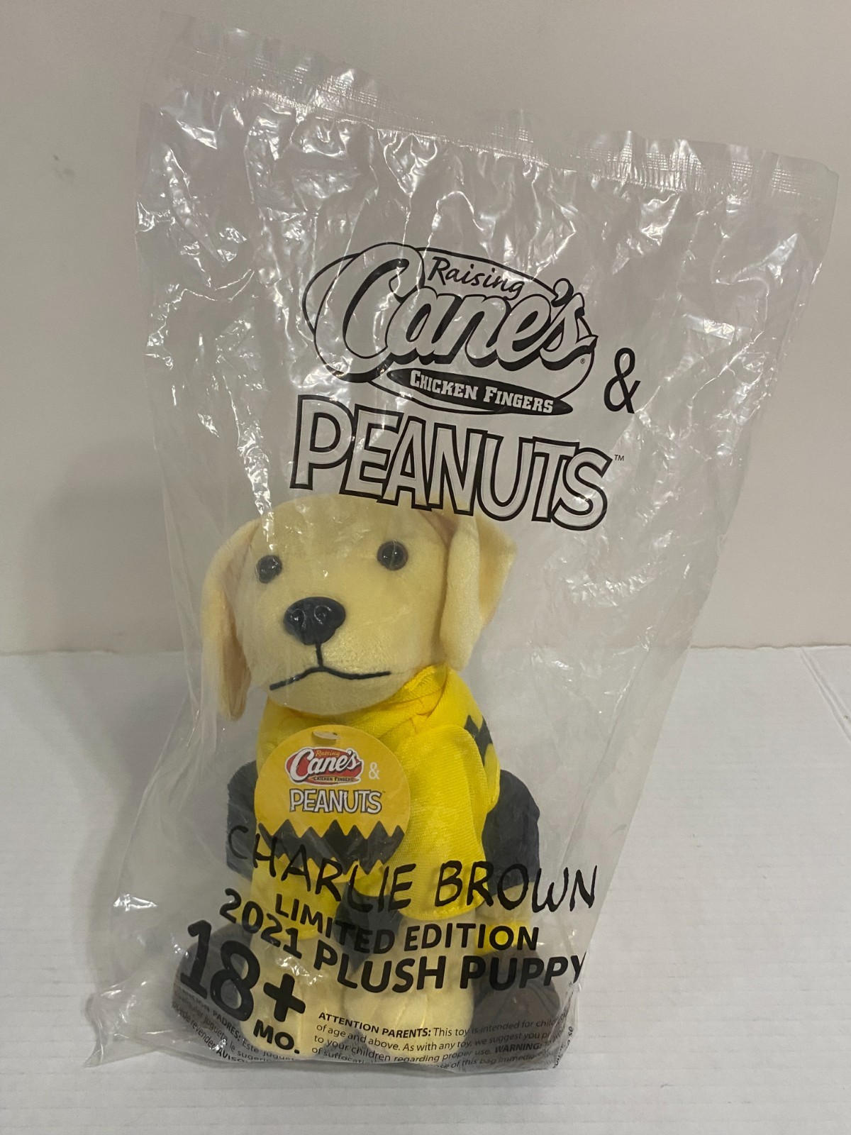 Raising Cane’s Collectible Charlie Brown Limited Edition 2021 Plush Dog NEW (R4) Raising Cane’s Collectible Charlie Brown Limited Edition 2021 Plush Dog NEW (R4)