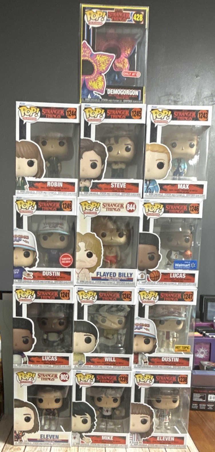 Funko Pop Stranger Things 11-Pack Mixed Lot Vinyl Boxed Unopened Exclusives Funko Pop Stranger Things 11-Pack Mixed Lot Vinyl Boxed Unopened Exclusives
