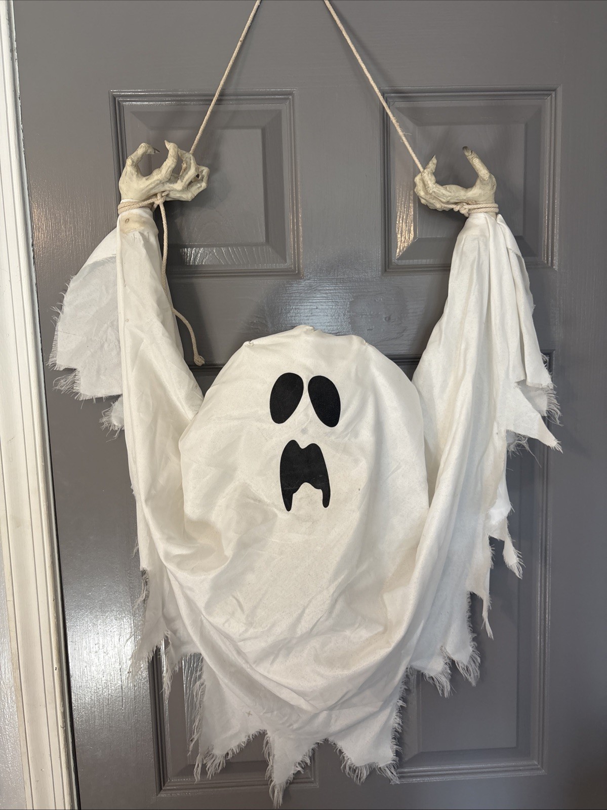 Vintage 2009 GEMMY Fantom Floating Ghost Halloween Decor Scary Outdoor Display 