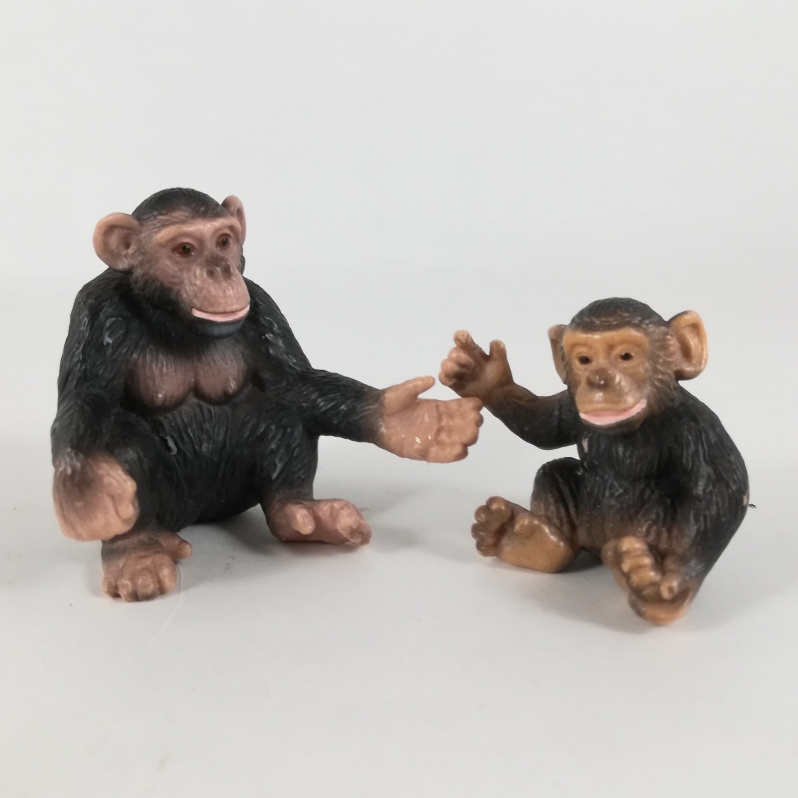 Vintage Schleich Chimpanzee Mother & Baby Animals Figures Toys Germany (2 Pcs) Vintage Schleich Chimpanzee Mother & Baby Animals Figures Toys Germany (2 Pcs)